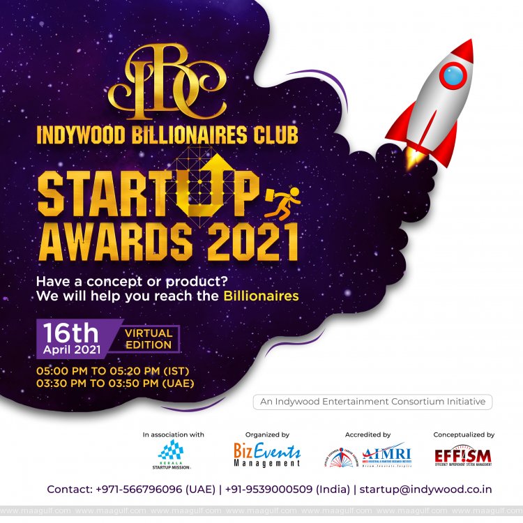 Indywood Startup Awards 2021 selects 6 firms for investment deals